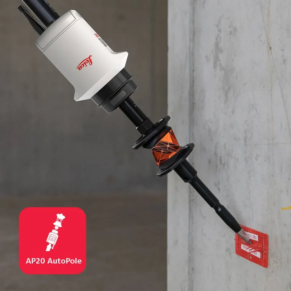 The Leica AP20 AutoPole construction is a Best productivity-boosting smart system for our robotic total stations, removing the last analogue steps in your digital survey workflow.