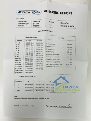 Topcon GT-1203 for sale