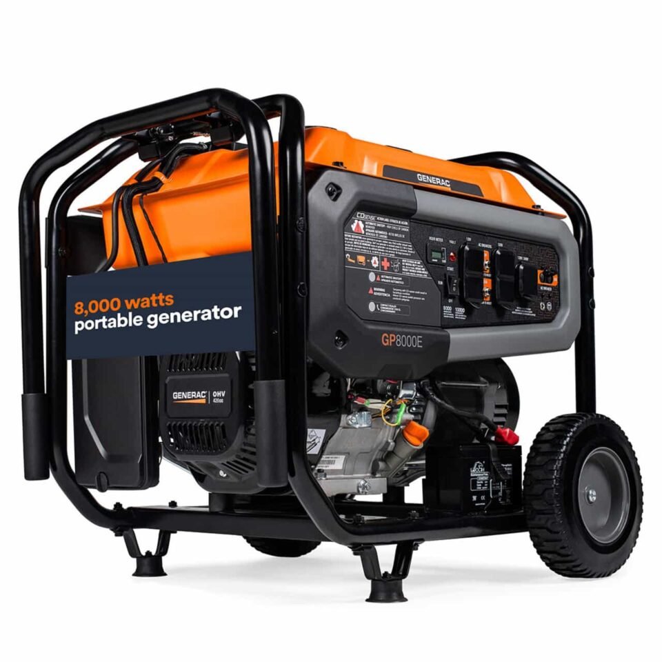 GENERAC GP8000E Portable Generator