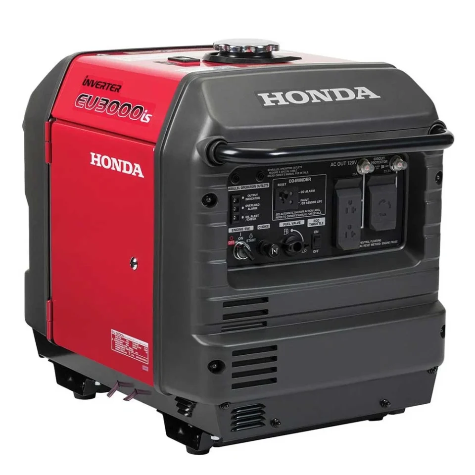 Honda EU3000iS 3,000 Watt Portable Gas Powered Inverter Generator