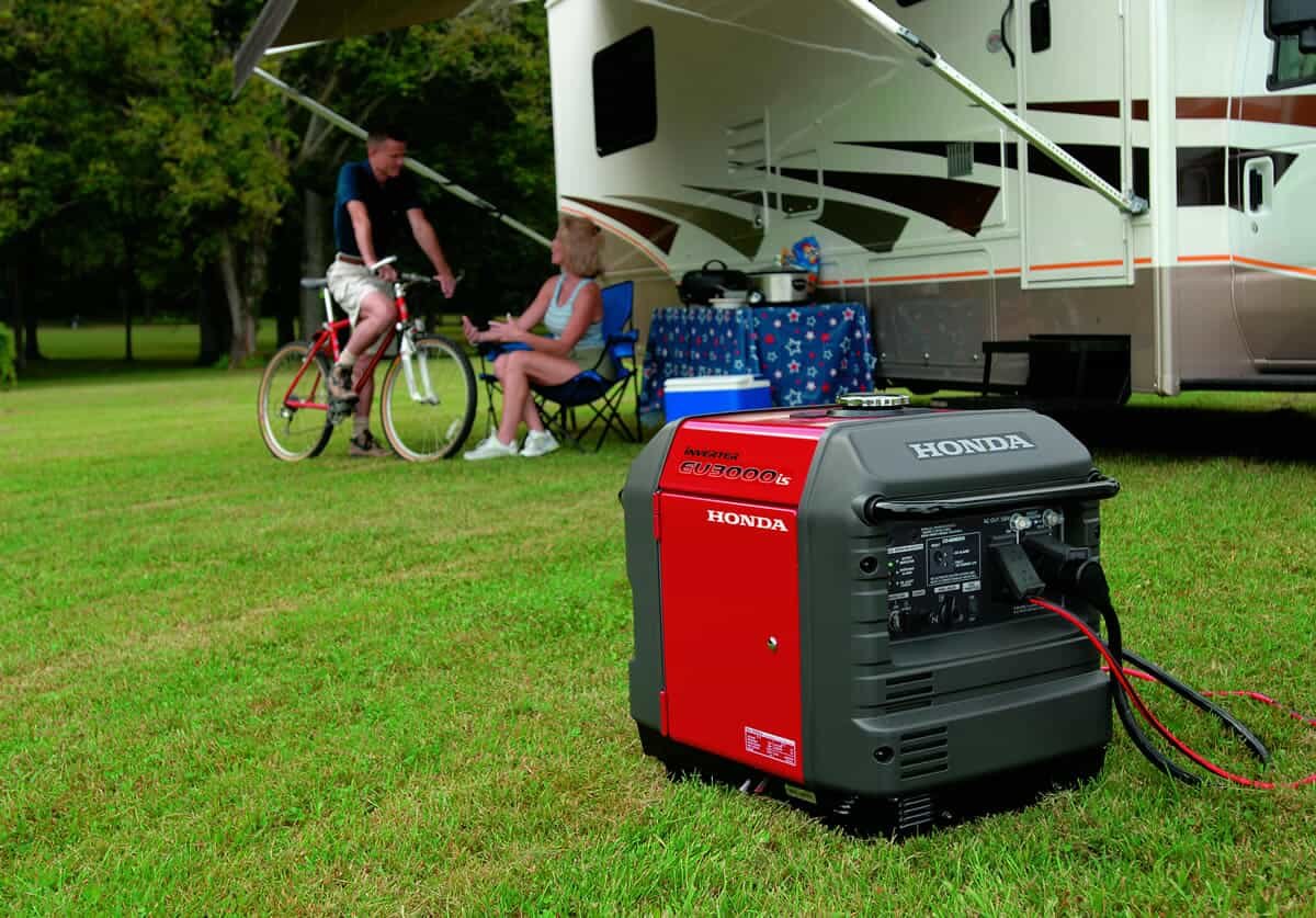 Honda EU3000iS 3,000 Watt Portable Gas Powered Inverter Generator 7 eu3000is-co-minder-rv-camp